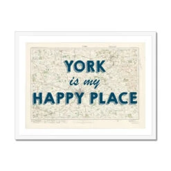 York Is My Happy Place Quote On Map Print Of York | Map Art - Framed 4 York Is My Happy Place Quote On Map Print Of York | Map Art - Framed -Beach House Art York is my Happy Place Map Print of York Map Art Framed Print Fine art Beach House Art 1670616844