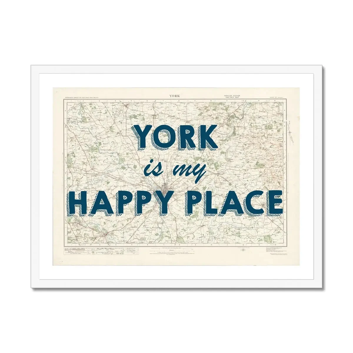 York is my Happy Place quote on Map Print of York | Map Art - Framed York Is My Happy Place Quote On Map Print Of York | Map Art - Framed -Beach House Art York is my Happy Place Map Print of York Map Art Framed Print Fine art Beach House Art 1670616844