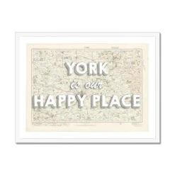 York Is Our Happy Place Quote On Map Print Of York | Map Art - Framed 5 York Is Our Happy Place Quote On Map Print Of York | Map Art - Framed -Beach House Art York is our Happy Place Map Print of York Map Art Framed Print Fine art Beach House Art 1670616748