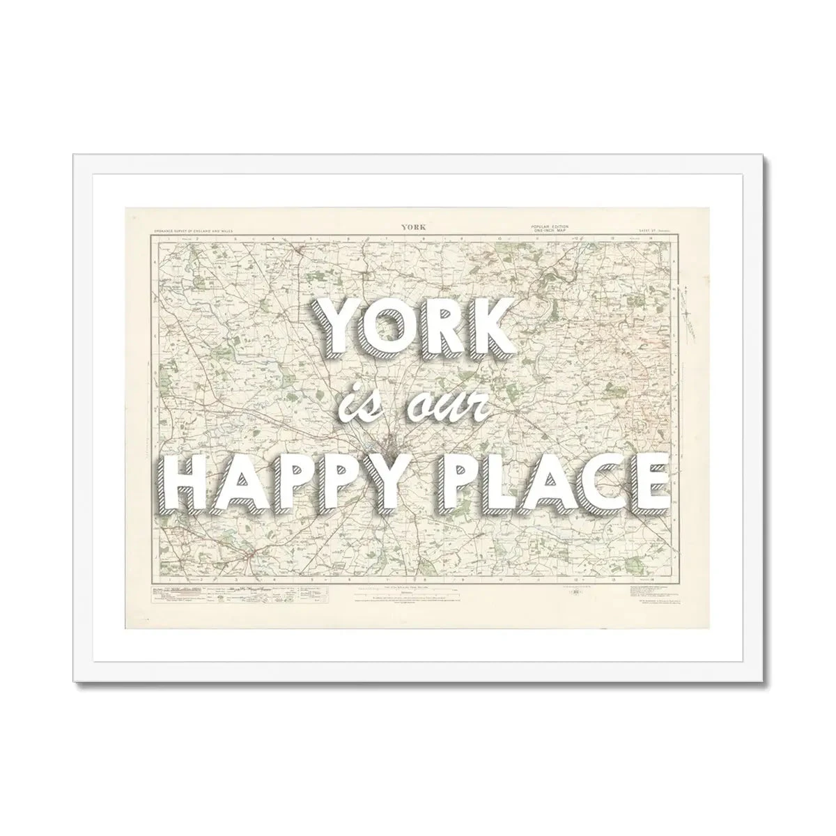 York is our Happy Place quote on Map Print of York | Map Art - Framed York Is Our Happy Place Quote On Map Print Of York | Map Art - Framed -Beach House Art York is our Happy Place Map Print of York Map Art Framed Print Fine art Beach House Art 1670616748