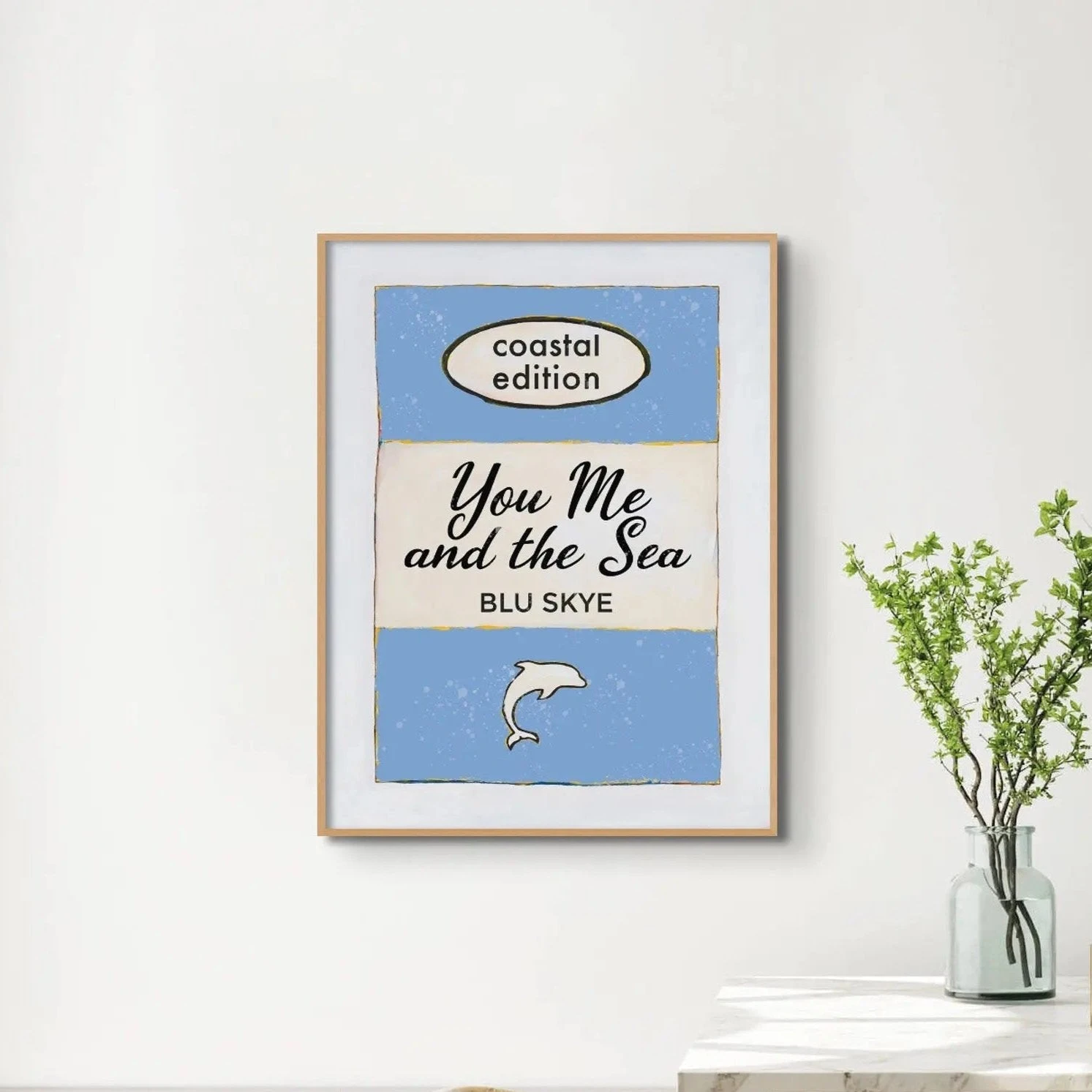 You, Me And The Sea Print | Vintage Book Cover Poster | Typography Art- Unframed You, Me And The Sea Print | Vintage Book Cover Poster | Typography Art- Unframed -Beach House Art You Me And The Sea Vintage Book Art Unframed Fine art Beach House Art 1658930818