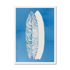Surfboard Art Print | Beach Art | Two Surfboards Art - Framed -Beach House Art a6a6d044 351f 4086 b83e bdce26b3e254
