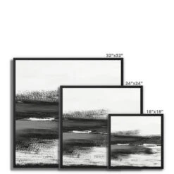 Monochrome Coast Painting | Black & White Beach Painting - Framed Canvas 4 Monochrome Coast Painting | Black & White Beach Painting - Framed Canvas -Beach House Art a6da8c0d 99c8 4f6a abdd 07ff2864b1d9