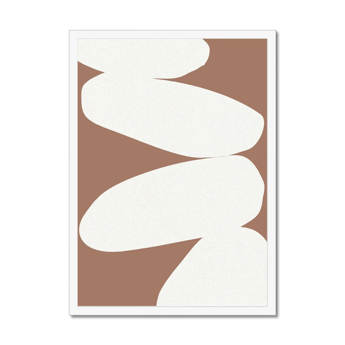 Balancing Stones Mocha No 1 - Abstract Shape Art - Framed Balancing Stones Mocha No 1 - Abstract Shape Art - Framed -Beach House Art b2fcc525 3e1b 4658 8667 70aaddd41206