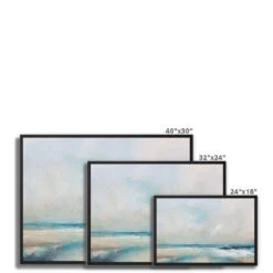 Ethereal Coast Painting | Coastal Visions Beach Print - Framed Canvas -Beach House Art d30a3a41 8424 44bf 8f69 92535e815b88