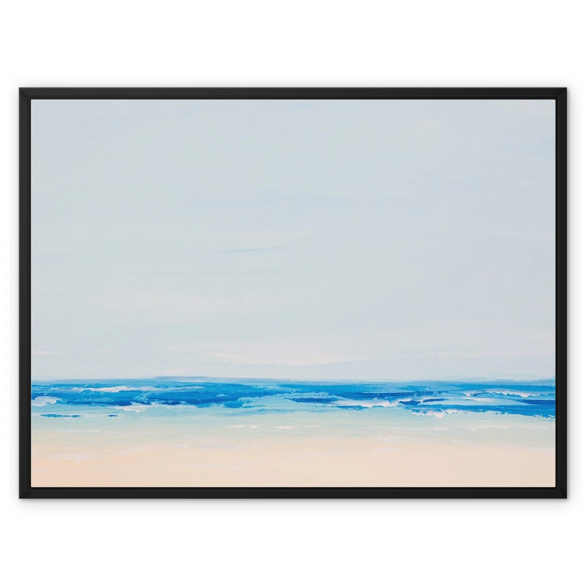 Beach On a Clear Day Print | Blue Sea Painting - Framed Canvas Beach On A Clear Day Print | Blue Sea Painting - Framed Canvas -Beach House Art e0c347c5 48c6 4334 9106 ba736cb33aa7