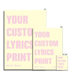Custom Quote Print | Block Type | Lemon - Unframed -Beach House Art e11a7f1e 0d62 4b10 a6fd a1244dd41a6c