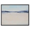 Tide Beach Painting| Sand | Abstract Sea Painting - Framed Canvas