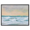Dusk On Sea Painting | Beach Painting - Framed Canvas -Beach House Art fcbbeb8f bc27 4e9d b57f 14725dd85c60
