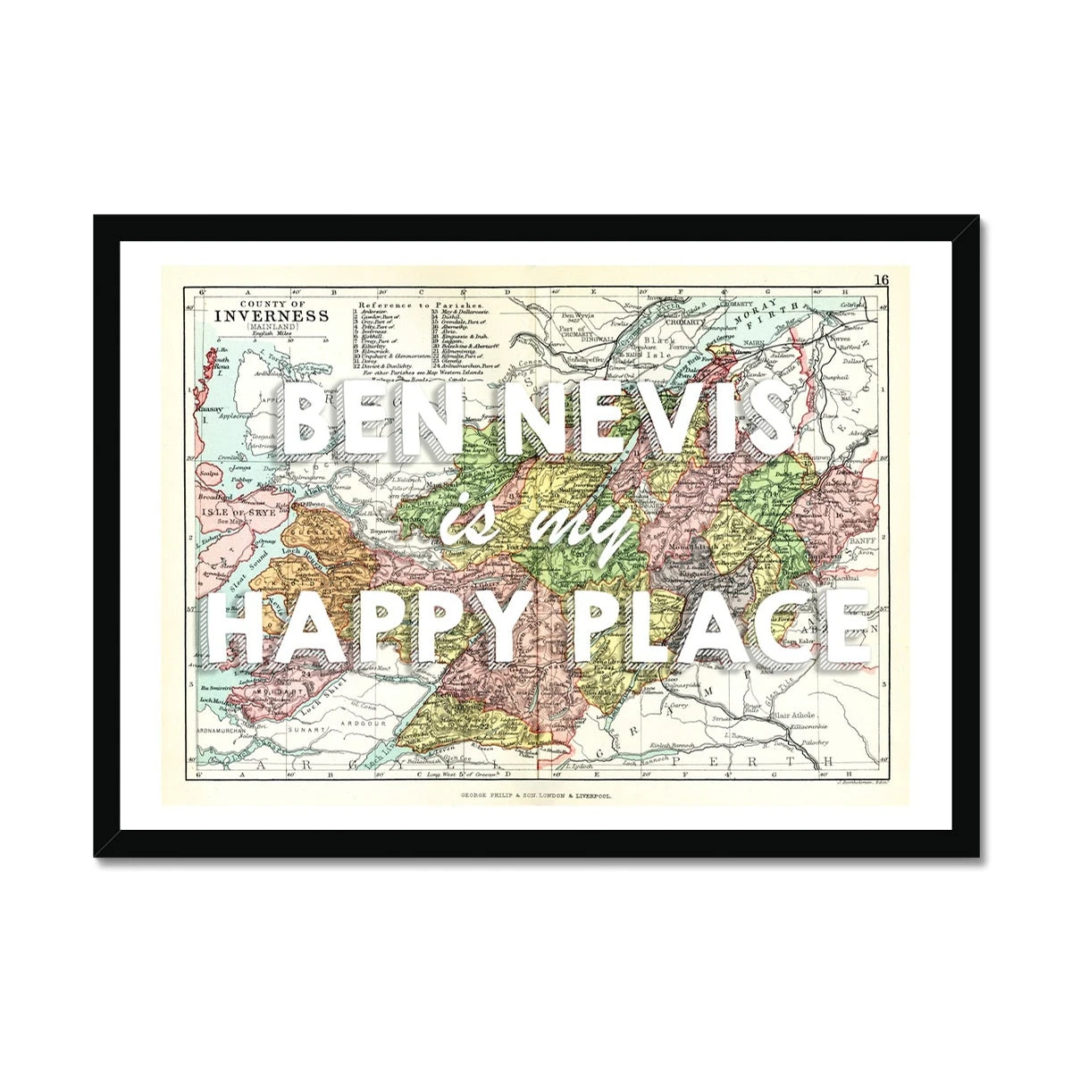Ben Nevis Map Print - My Happy Place White Framed Print Ben Nevis Map Print - My Happy Place White Framed Print -Beach House Art fdb79ddf 361b 4af1 ba40 8c9c21b2f868 5cb02cf9 8710 4fe5 951e 467680288dfe