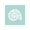 Spiral Shell Print | Graphic Shell Art Print | Aqua Blue - Unframed 2 Spiral Shell Print | Graphic Shell Art Print | Aqua Blue - Unframed -Beach House Art fe3b9730 b862 4763 9428 587d711e362e