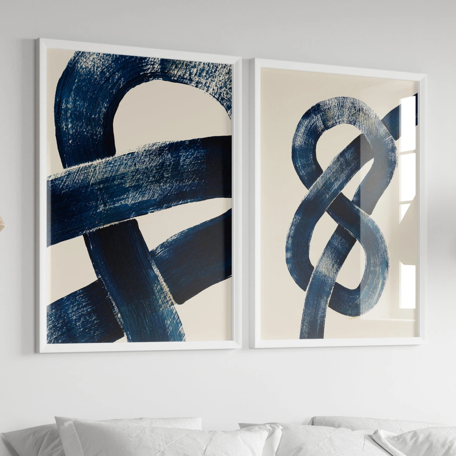 Figure of Eight Knot | Blue Abstract Line Art | Modern Nautical Wall Decor | Minimalist Print - Framed Figure Of Eight Knot | Blue Abstract Line Art | Modern Nautical Wall Decor | Minimalist Print - Framed -Beach House Art knotsx2 3cda23c3 3b87 41a4 a1bf 940972d91b72